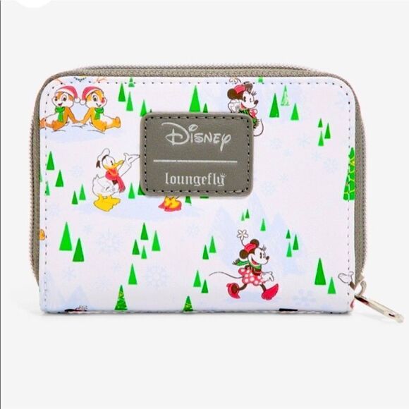 Loungefly Disney Mickey & Friends Snow Day Wallet NWT - Picture 1 of 5